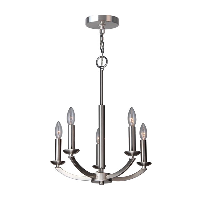 Woodbridge Lighting 14415STN Lola Lustre, Nickel Satiné