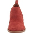 thumbnail image 3 of Lucky Brand Fallo Burnt Henna Red Suede Western Block Heel Pointed Casual Bootie (Burnt Henna, 5), 3 of 4