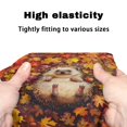 thumbnail image 7 of HELLHERO Seat Back Cover Hedgehog Maple Leaf Rollator Walker Cover and Seniors Adult Removable and Washable Non-Slip Fit for Senior, 7 of 7