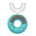 thumbnail image 1 of OUTAD U-shaped Toothbrush Children Doughnut Manual Toothbrush Kids Silicone Safety Manual Teeth Tooth Brush Cartoon Pattern Children, 1 of 8