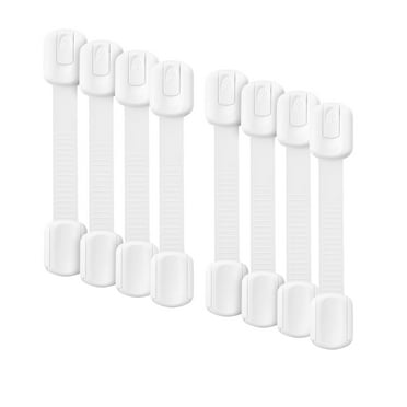 Baby Proofing Safety Strap Locks, Child Proof Cabinet Latches, Child Safety Cabinet Locks, Drawer Locks, 8 Pcs