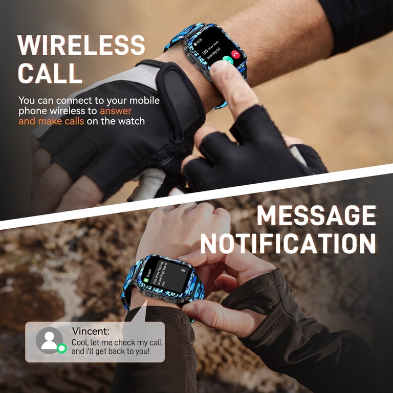 XAXRE KT79 Smart Watch for Men with 1.96