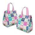 thumbnail image 2 of Pioneer Flower Floral Print Pattern Insulated Lunch Bag for Women & Adults,Large Portable Soft Cooler Lunch Bag,Thermal Food Storage Tote with Pearl Cotton,8.66L,8.75x5.75x9.5 Inch, 2 of 6