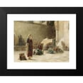 thumbnail image 2 of Theodoros Ralli 14x11 Black Modern Framed Museum Art Print Titled - Le Parvis Du Saint Sepulcher in Jerusalem, 2 of 5