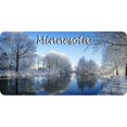 thumbnail image 1 of Minnesota Winter Scene Photo License Plate, 1 of 1