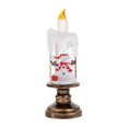 thumbnail image 2 of Dserhfy Christmas Flameless LED Candles Battery Operated Santa Snow Decorative Lamp Home Porch Tabletop Party Decor, 2 of 8