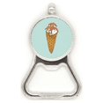 thumbnail image 1 of Rojo Blanco huevo Conos helado bola Acero inoxidable Metal cerveza tapa sacacorchos, 1 of 3