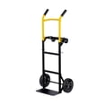 thumbnail image 3 of Harper Trucks JDTSA0423 600/700 lb. Capacity Steel Convertible&nbsp;Hand Truck with 8" Flat Free DuroTread Pro Wheels, Yellow Handle/Black&nbsp;Frame, 3 of 3