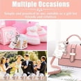 thumbnail image 3 of 72Pcs Baptism Favors, Baby Shower Party Favors, Pink Pearl Angel Pendant Love Keychain Set with Favor Boxes and Thank You Cards, for Bridal Shower, Birthday Party, Wedding Favors for Guests, 3 of 7