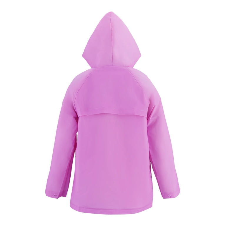 Ozark Trail Youth Child Eva Rainwear Jacket, Small/Medium, Purple