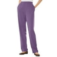 thumbnail image 1 of Woman Within Women's Plus Size 7-Day Knit Straight Leg Pant, 1 of 4