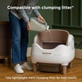 thumbnail image 4 of Extra-large Smart Self-cleaning Cat Litter Box, Smart Litter Box With App-Controlled Automatic Cleaner, Built-in Ambient Light & Dual Odor Elimination, 2-Week Automatic Maintenance, Large Waste Bin,, 4 of 20