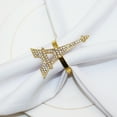 thumbnail image 4 of USHOBE 6Ud Para Servilletas Dorados De Aleación Para Fiestas Y Banquetes, 4 of 6