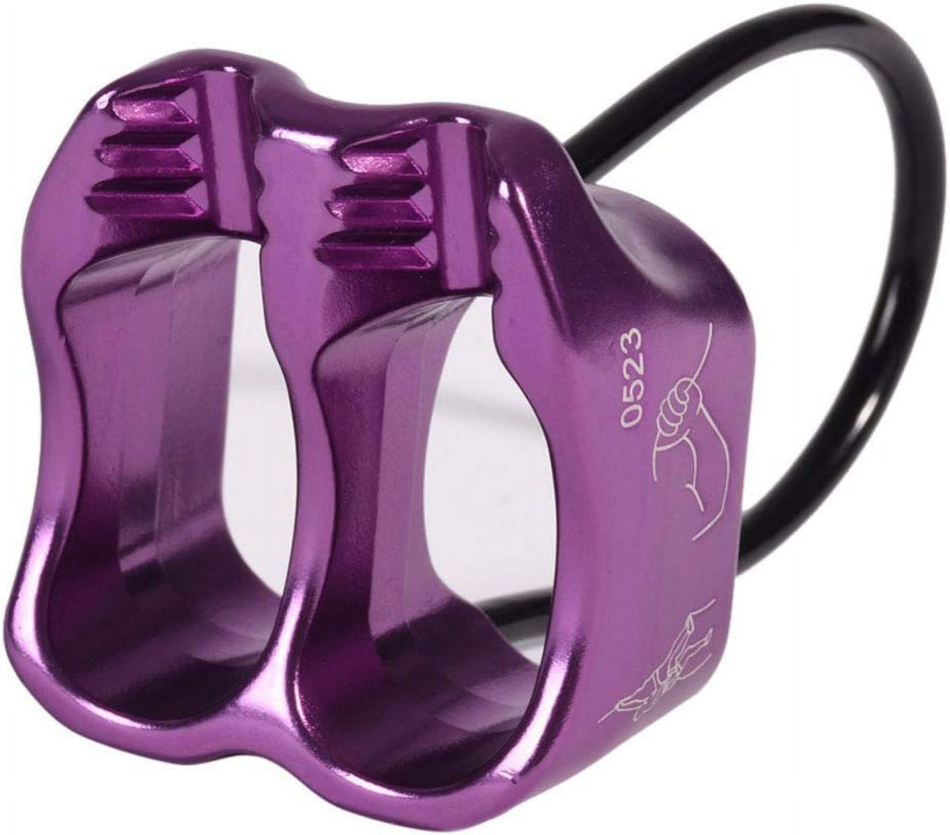 Professional 25 KN Rappel ATC Belay Device Aluminum V-grooved Rock Climbing Belay Device Rappelling Descender Safety Equipment