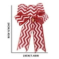 thumbnail image 2 of 6 Pack Christmas Bows, 9.45" Long by 7.48" Wide Decorative Christmas Bows for Wreath Garland Christmas Tree Decor, Indoor Outdoor Holiday Decorations, 2 of 8