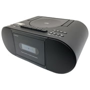 ONN Cassette Boombox with Bluetooth, CD, MP3 and Radio Features