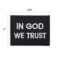 thumbnail image 4 of Cute-Patch Patch Brodé " in God We Trust" à Repasser et à Coudre, 4 of 4