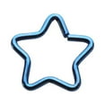 thumbnail image 2 of Star Nose Ring 18g Split Ring Perfect For Nose, Rook 5/16 8mm, 2 of 7