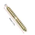 thumbnail image 3 of PZRT 12 Uds 5x40MM tornillo de pasador de hierro Chapado en Zinc tornillo de doble extremo tornillo autorroscante para muebles, 3 of 4
