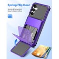 thumbnail image 2 of COOYA Funda tipo cartera para Samsung Galaxy A16 de 6.7 pulgadas, color morado, 2 of 7
