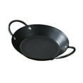 thumbnail image 2 of Lipstore Frying Pan Nonstick Two Handle Skillet Grill Picnic Paella Pan Length 22.3cm, 2 of 8