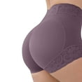 thumbnail image 4 of yunLCZ Women's Cotton Underwear High Waist Butt Memory Strip Lace Body Shape Pants And Abdomen Tightening Four Tight Ties Women's Underwear, 4 of 4