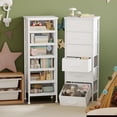 thumbnail image 6 of Tall Dresser for Bedroom, Closet Organizers and Storage Tall Fabric Dresser for Closet, Drawer Organizer with 5 Drawers, Bedroom Furniture, 6 of 6