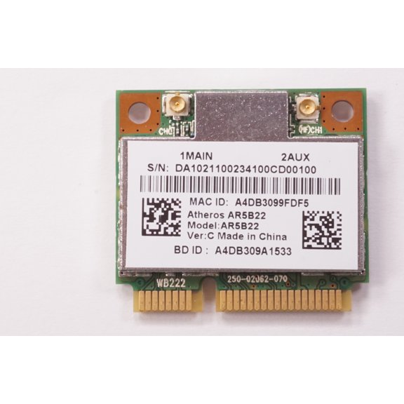 NI.23600.085 Gateway Wireless Card ASPIRE 5333 NV52L06U-US 5349 5733 5749