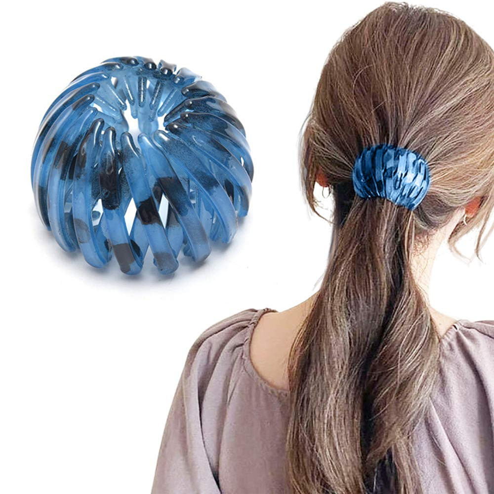 Women Girls Barrettes Hair Pins Crystal Spring Clips Ponytail Hair Accessories