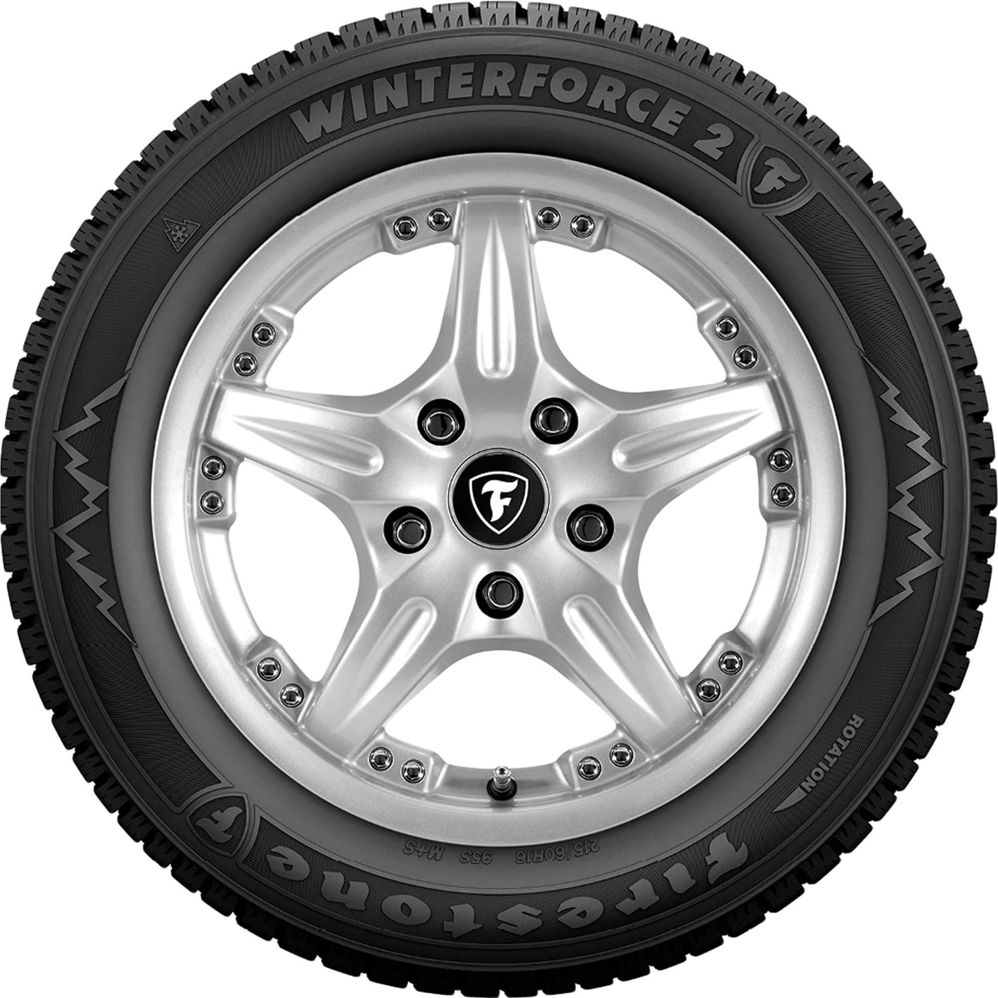 Firestone Winterforce 2 Winter 215/70R15 98S Passenger Tire