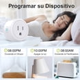 thumbnail image 4 of Wifi Smart Plug Paquete de 2, Enchufe Inteligente, Toma de Corriente Inalámbrica Compatible con Amazon , Google Home y IFTTT,Control Remoto via APP los Dispositivos Eléctricos, 4 of 5