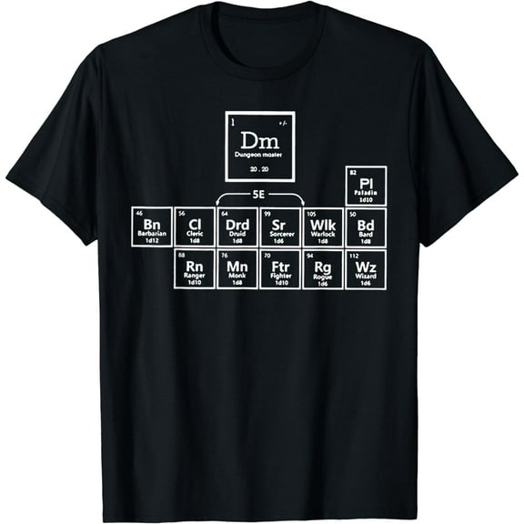 DnD periodic table T-Shirt