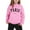 Pink, variant on WOYY Toddler Girls Casual Hoodie Set Paris Print Hooded Sweatshirt Pants Sweatsuit, Sizes 3-4T
