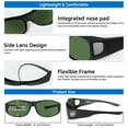 thumbnail image 6 of TINHAO Wrap Around Polarized Sunglasses Over Glasses Sunglasses for Men Women Fit Over Prescription Glasses, 6 of 7
