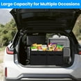 thumbnail image 6 of Car Trunk Organizer,50L Large Capacity Car Trunk Storage Organizer with Collapsible for Any Cars and SUV,Black, 6 of 7