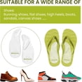 thumbnail image 4 of Bukihome Arch Support Shoe Insoles for Flat Feet – 3 Pairs Gel Arch Inserts for Plantar Fasciitis Relief, Adhesive Arch Pads to Relieve Pressure & Foot Pain (L, Transparent + Skin + Black – 3 Colors), 4 of 7