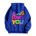 thumbnail image 4 of MHFRRA Sudaderas y Sudaderas Casuales para Hombre, de Corte Relajado, con Estampado Gráfico para Otoño E Invierno, de Fácil Cuidado, Ideales para Uso Diario Azul, 4 of 5