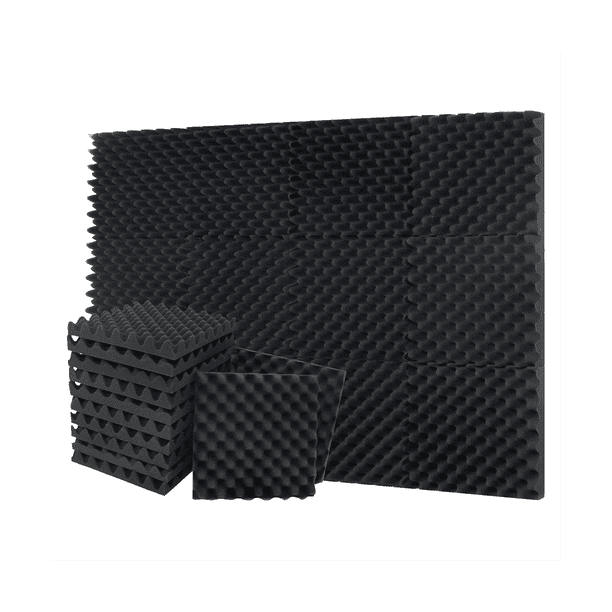 Symkmb 12 Pack SelfAdhesive Sound Proof Foam Panels, High Density