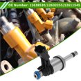thumbnail image 2 of No.12638530/12632255/12611545 Fuel Injector for Buick Lacrosse 3.6L 10-11 Flow Match Black Fuel Nozzle 1 Pc, 2 of 7