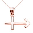 thumbnail image 1 of Rose Gold Sagittarius December Zodiac Sign Pendant Necklace :  10K  Pendant with 16" chain, 1 of 1