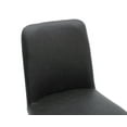 thumbnail image 5 of Guyou Modern Dining Chair Set of 2, Faux Leather Upholstered Side Chair with High Back and Metal Frame for Living Room Dining Room, Charcoal, 5 of 14