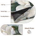 thumbnail image 6 of Spring Magnolia Blossom Area Rugs 3'x5', Small Throw Rugs for Living Room Bedroom, White Flowers Leaves Plants Country Indoor Outdoor Rug Non-Slip Low Pile Carpet Runner Reversible Floor Mats, 6 of 8