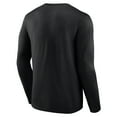 thumbnail image 3 of Men's Black Philadelphia Flyers Primary Logo Team Long Sleeve T-Shirt, 3 of 3