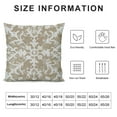 thumbnail image 5 of FUMJ Boho Pillow Cover,Carpet Pattern Throw Pillows Case,Brown Beige White Ethnic Design Outdoor Decorative Square Farmhouse Decor Cushion Covers for Home Sofa Bed Couch, 5 of 5