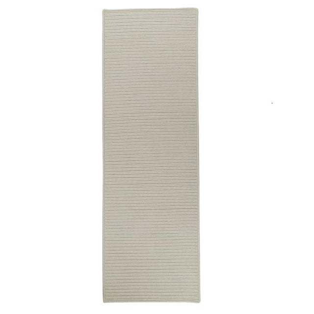 Colonial Mills Tapis RT43R028X060S 2 Pi. 4 Po. x 5 Pi. Coureur Rectangulaire Réversible à Tresse Plate Cendre