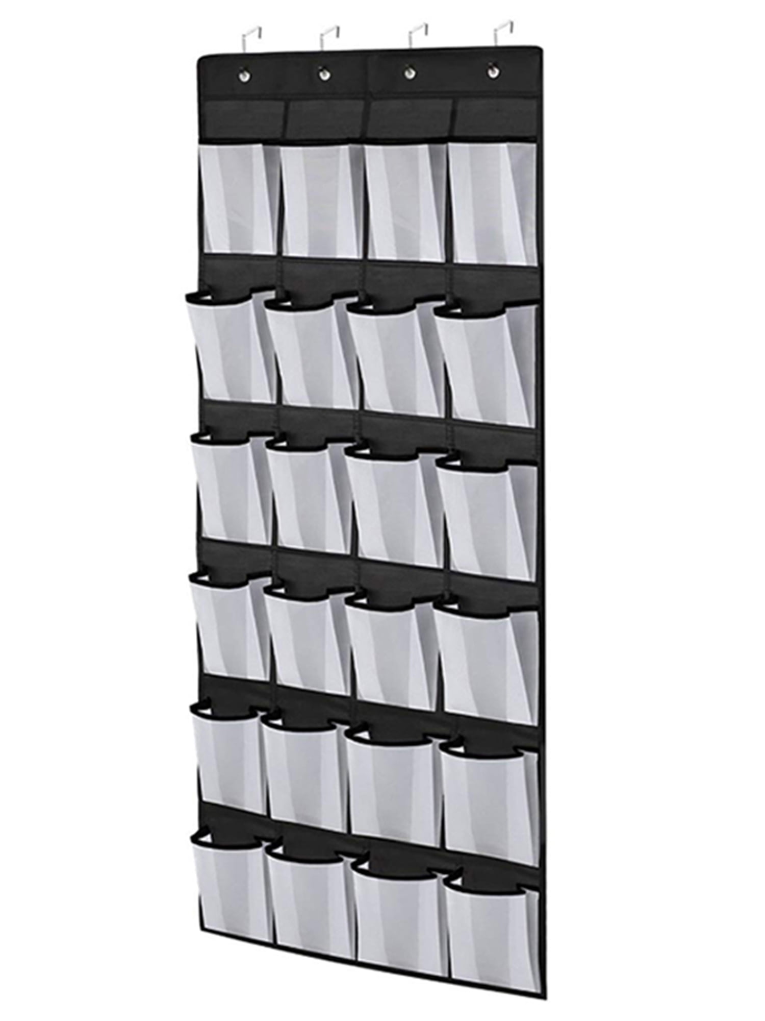 fabric shoe rack on 24 Pockets Over Door Hanging Bag Box Shoe Rack Hanger Storage Tidy Toy Organiser Walmart Com Walmart Com