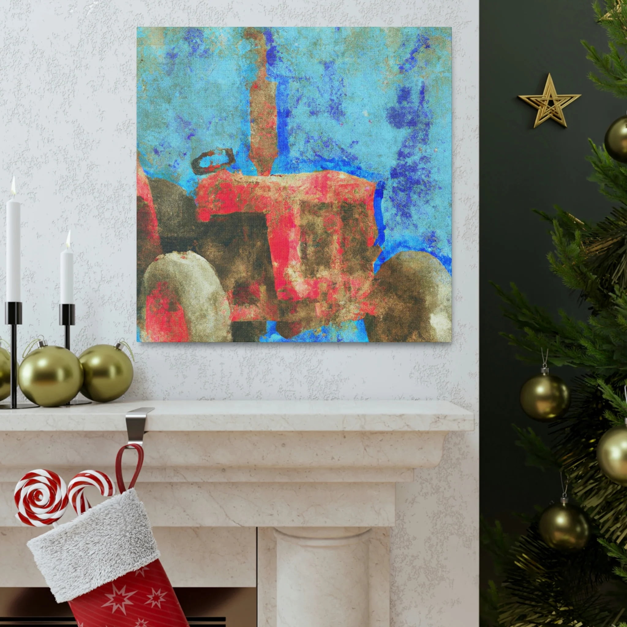 Tractor in Simplicity - Canvas