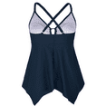 thumbnail image 2 of Firpearl Women's Tankini Swimsuits Modest Flowy Crossback Plus Size Bathing Suit Top, 2 of 5