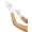 White, variant on Women's Floral Stretch Lace Wrist Length Gloves