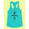 thumbnail image 3 of Don't Say No To Yourself Quote Tank Women -Image by Shutterstock, Female XX-Large, 3 of 4